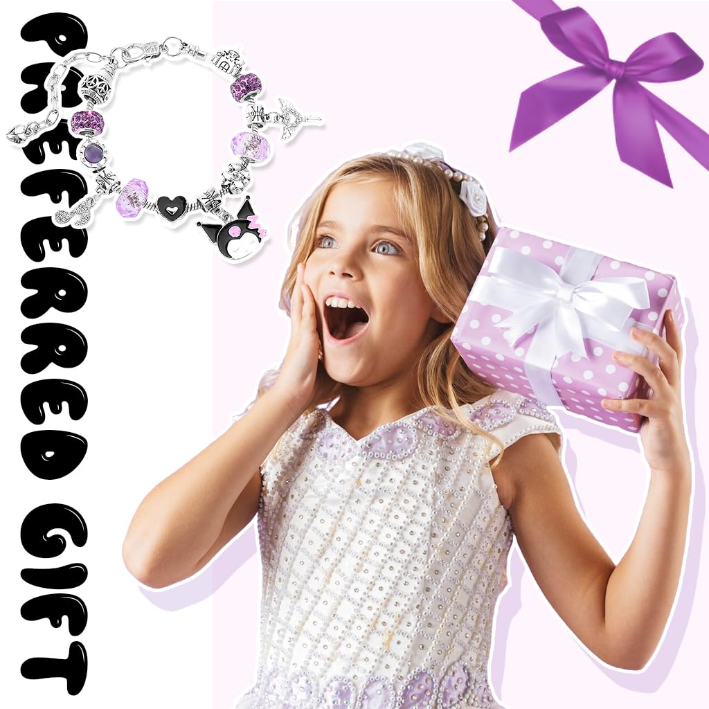 SANNIDHI Bracelet for Girls with Cute Charms and Heart Key Design | Ideal Friendship Gift