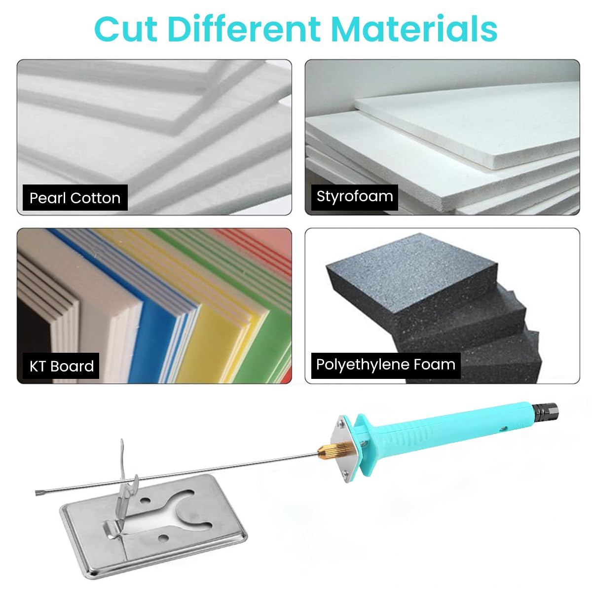 Serplex Electric Foam Cutter for KT Board and Polystyrene Craft featuring On Off Switch | 24W Heating Pen with Temperature Controller