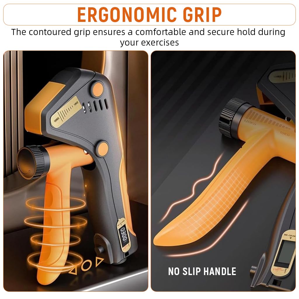 PROBEROS Hand Grip Trainer for Strength and Recovery with Counter 22–265 lbs | Ergonomic Portable Design