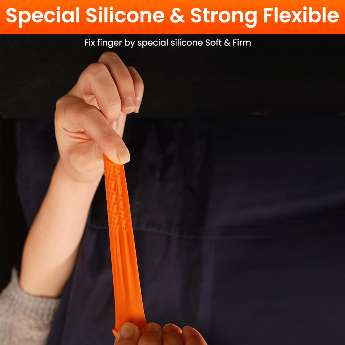 Supvox Thumb Cutter for Gardening and Fruit Picking with 2 Anti-Cut Finger Cots | Stainless Steel Blade and Silicone Sleeves