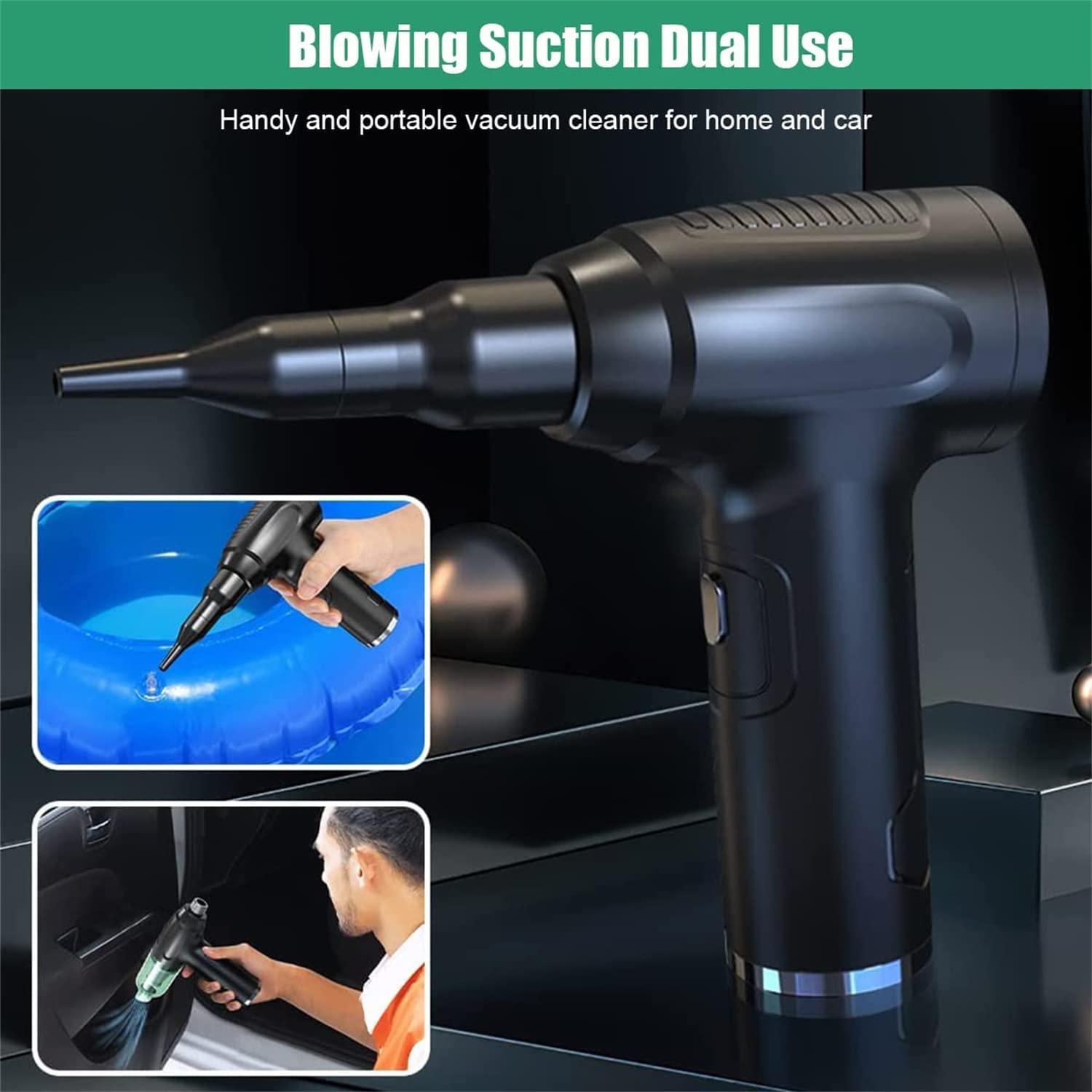 ZORBES Electric Air Duster for Computers and Keyboards with 45000 RPM Motor | 2 in 1 Vacuum and Blower