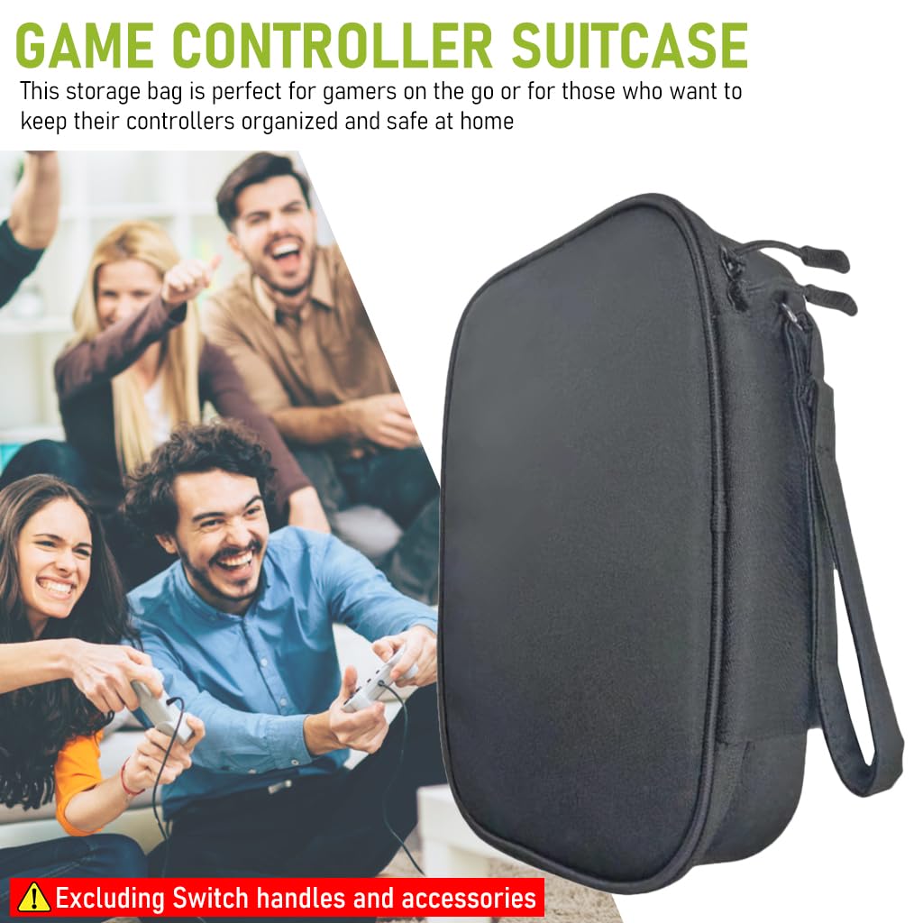 Carrying Case for PS5 Controller with EVA Storage Bag for Two Controllers | Travel Accessory Bag
