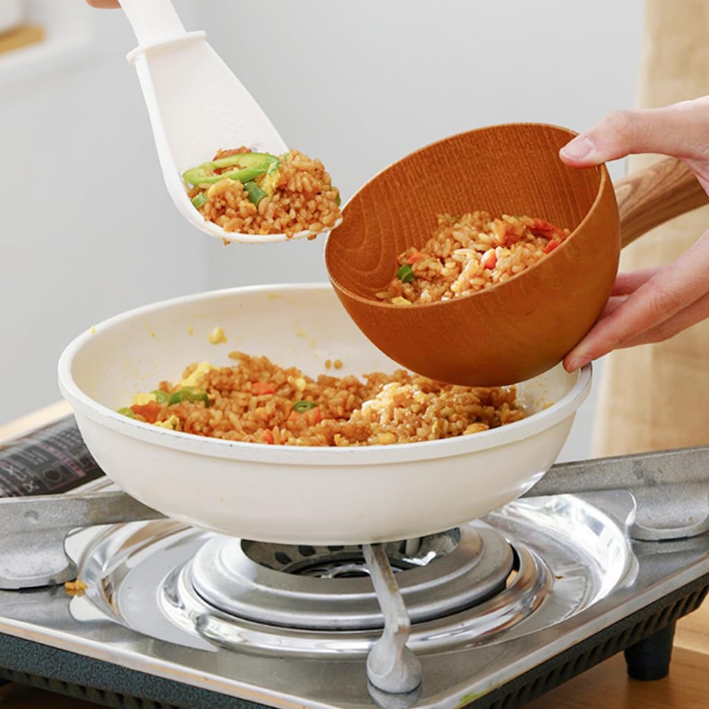 Supvox Kitchen Cooking Spoon Set for Mashing and Straining 3 Pack with Heat Resistant PP | Easy Hanging Handle