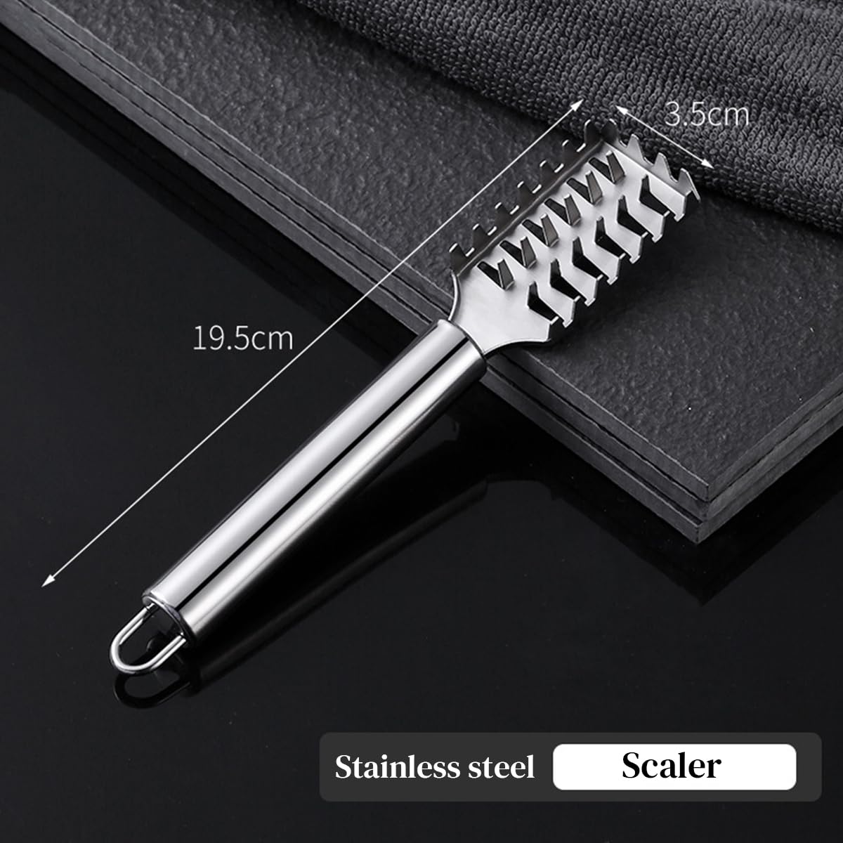 Supvox 3 in 1 Vegetable Peeler for Kitchen Prep with Stainless Steel Blades 2 Pack | Includes Fish Scale Remover