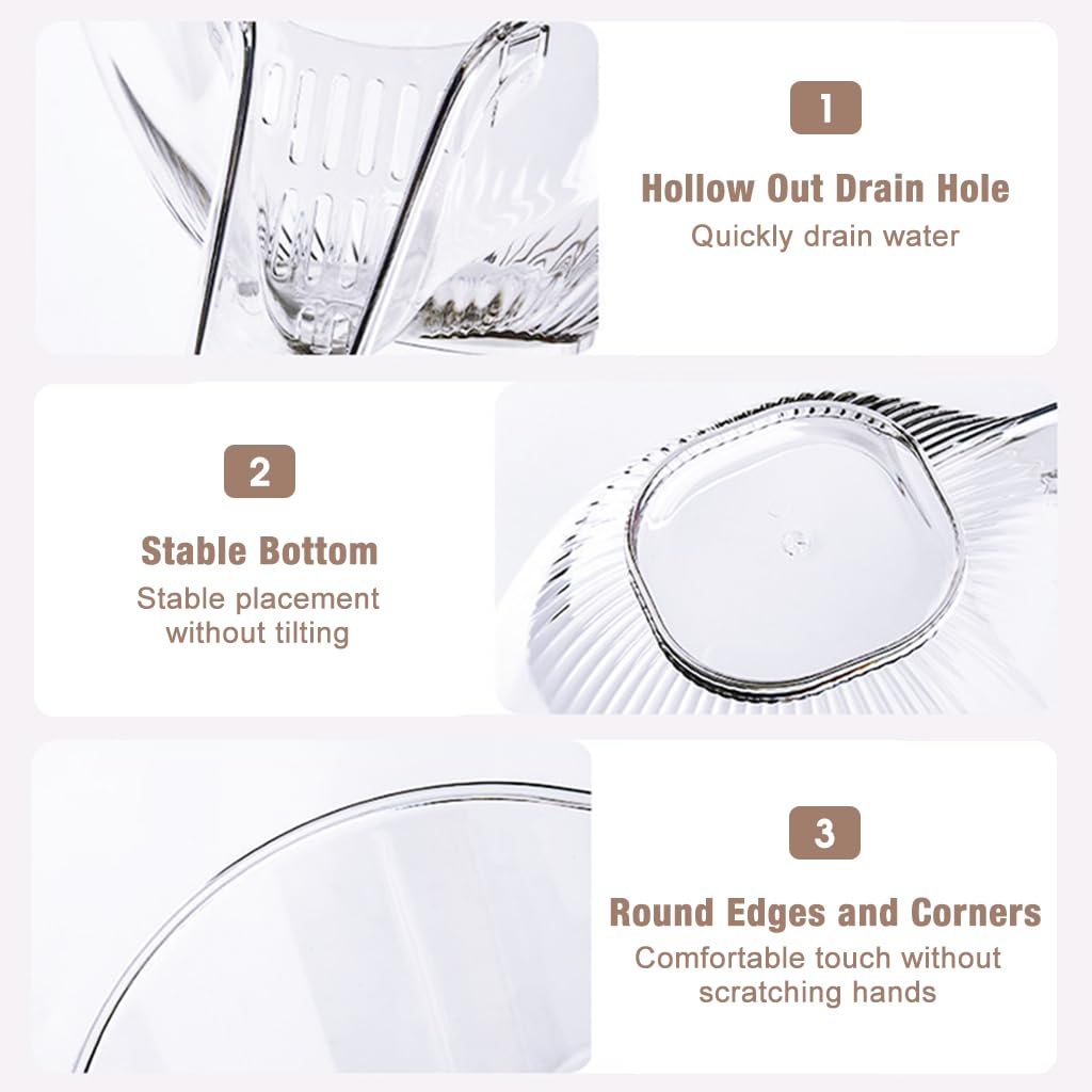Supvox Funnel Food Drainer for Pasta and Vegetables featuring Integrated Mesh Strainer Basket