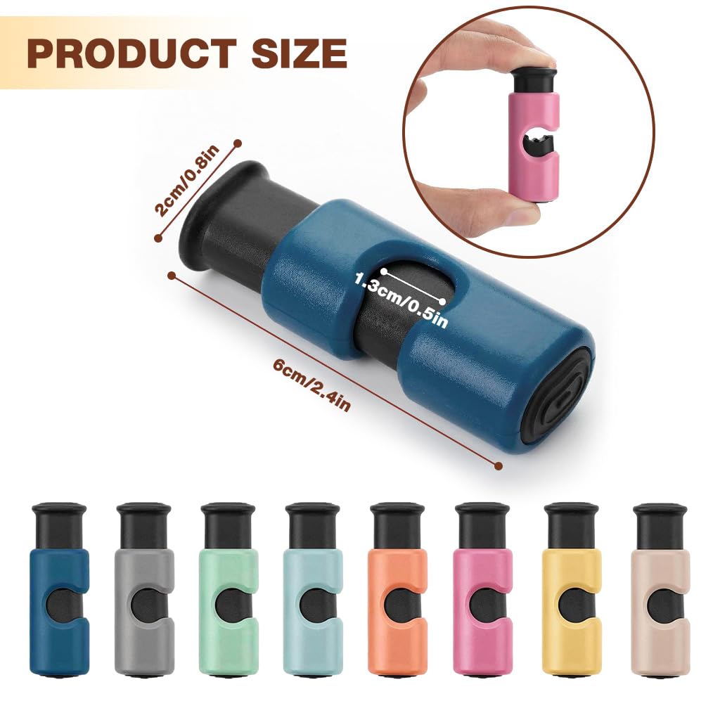 Supvox Food Bag Clips 8 Pcs for Snack Storage with Guillotine Style Seal | Colorful Spring Loaded Design