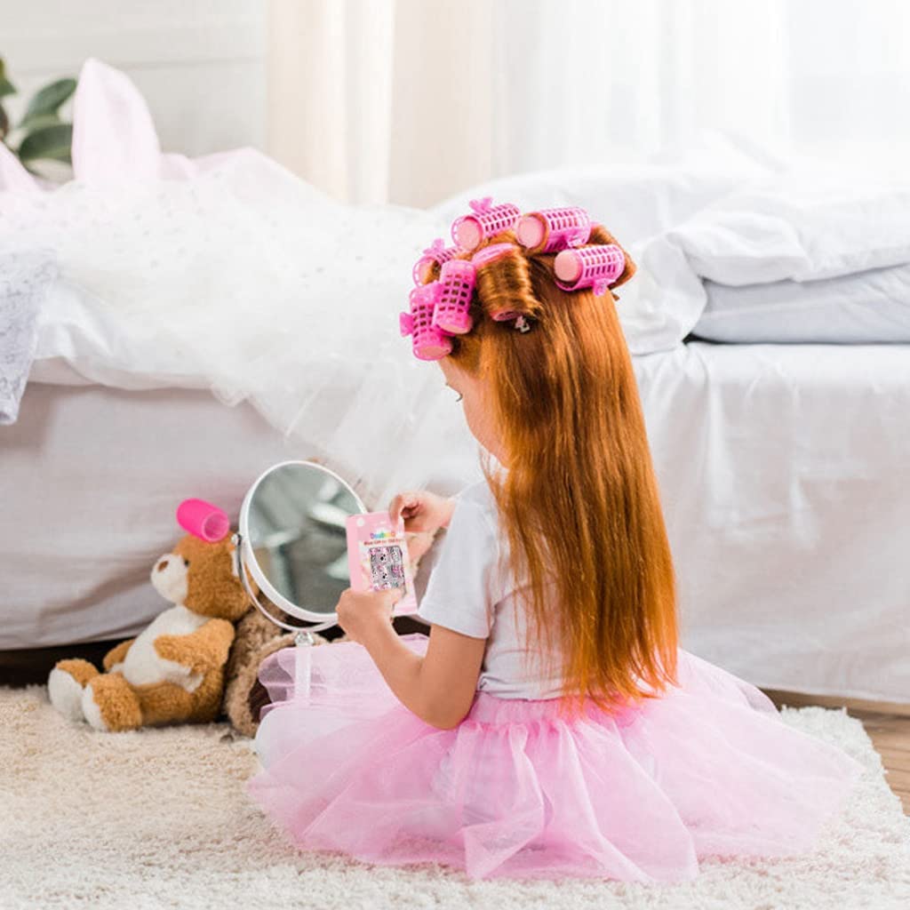 MAYCREATE Nail Art Kit for Kids with 120pcs ABS Fake Nails for Girls | Fun Gift Idea