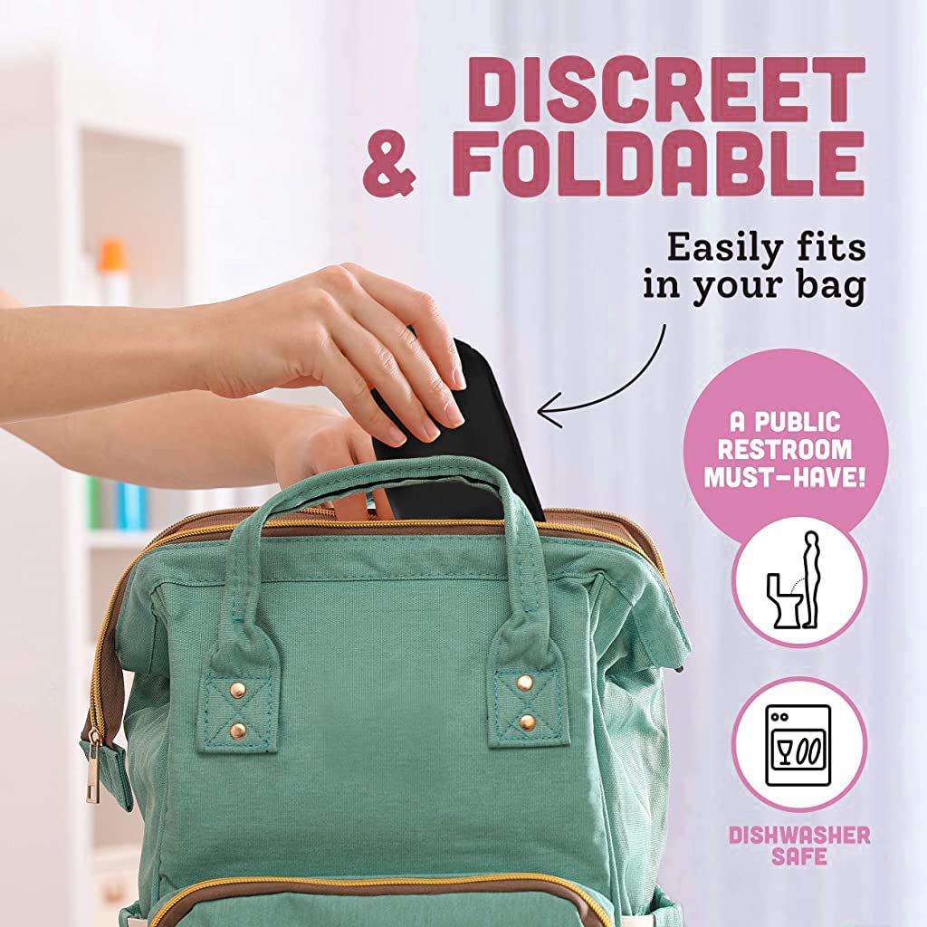 HANNEA Reusable Portable Female Urination Device for Travel with Curved Leakproof Design | Soft Silicone for Women and Pregnant Users