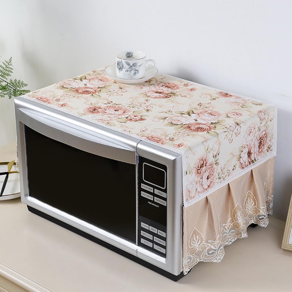 Supvox Microwave Oven Dust Proof Cover for Kitchen featuring Modern Deer Design 35×95 cm