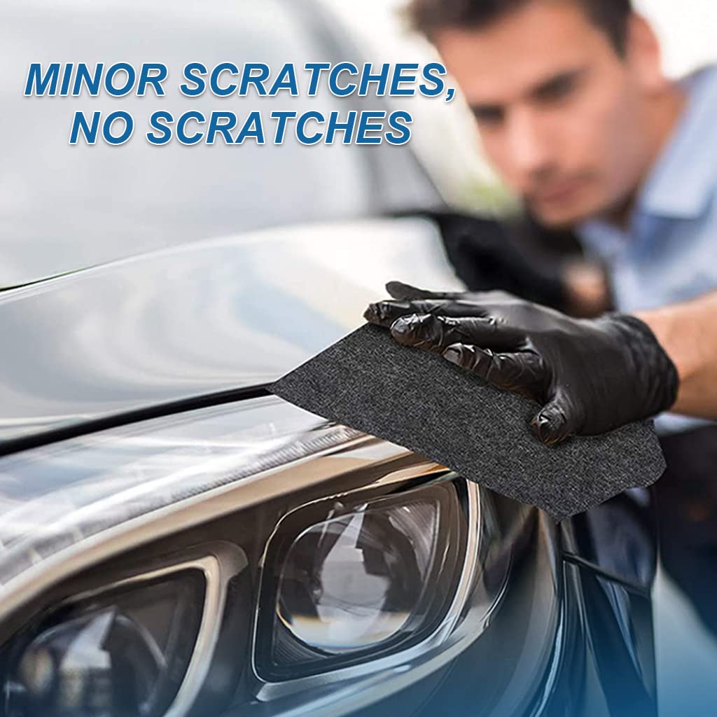 STHIRA Nano Sparkle Cloth for Car Scratch Repair with 3 Strips 20×10cm | Reusable Nano Fiber Towel