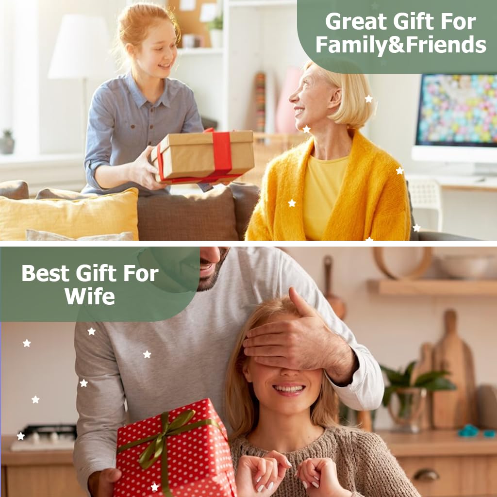 HANNEA Foot Massager Roller for Pain Relief and Deep Relaxation 3PCS Green for Women and Men