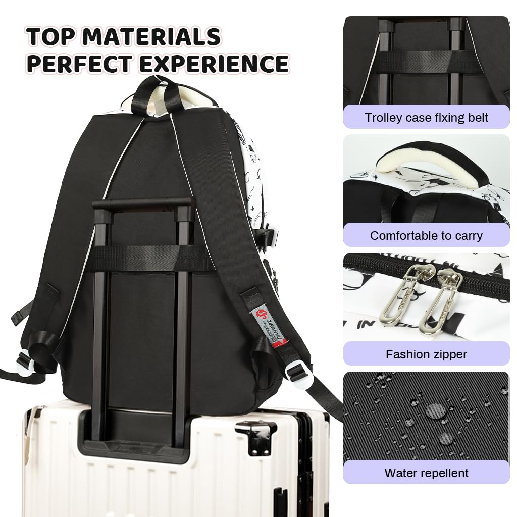 PALAY School Backpack for Women with 15 Inch Laptop Compartment and Dual Handle Design