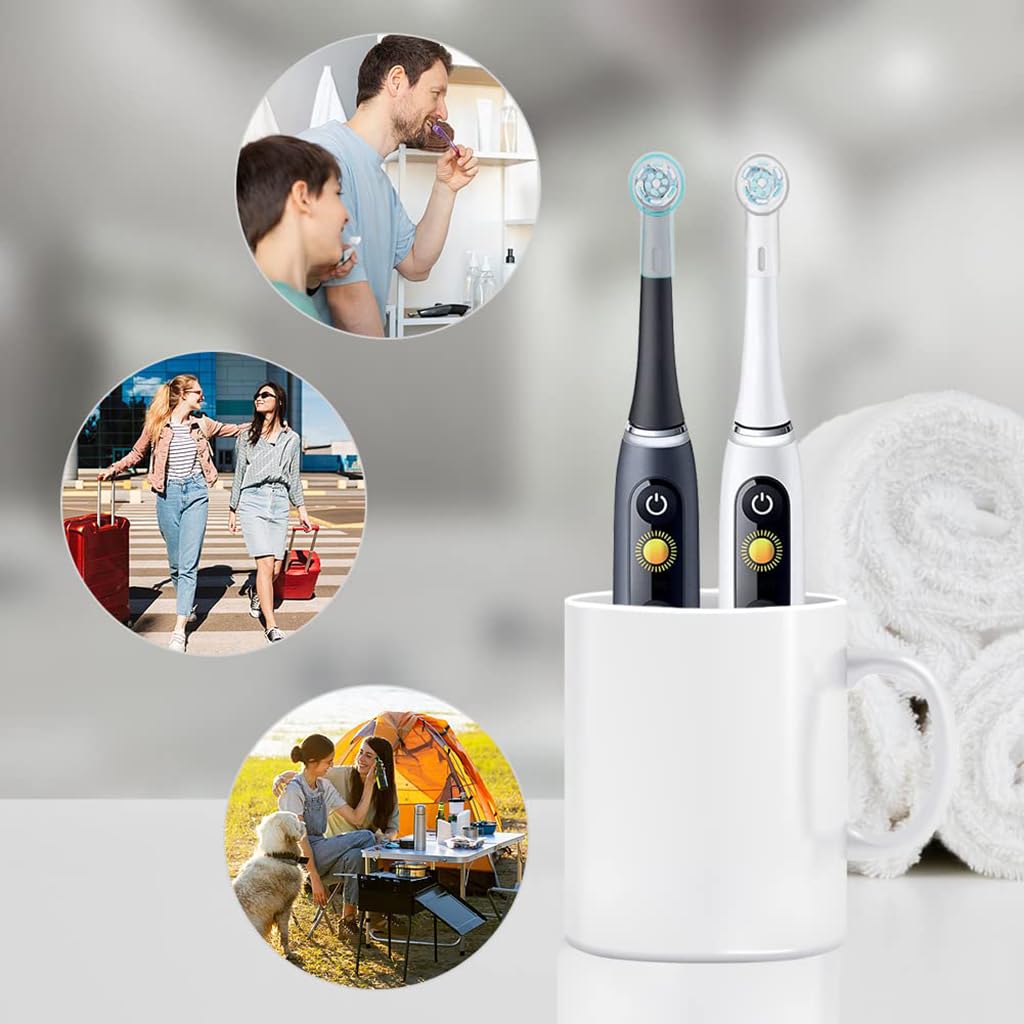 ZIBUYU Toothbrush Covers for Travel and Storage with Protective Fit | 4 Pack Durable Design
