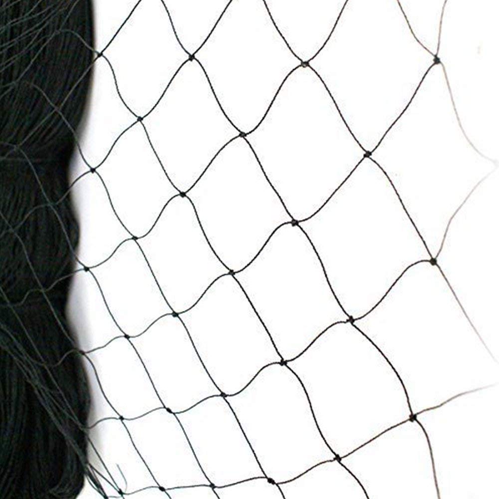 HASTHIP® Heavy-Duty Bird Netting 7x15m With Cable Ties, UV-Resistant Nylon Mesh For Garden, Orchard & Balcony, 2.4