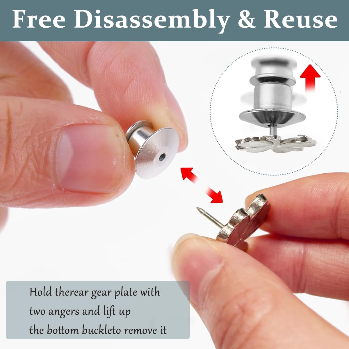 SANNIDHI Adjustable Waist Buckle for Pants featuring Detachable Pin Buttons | 2 Pairs