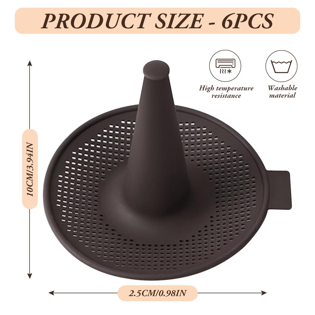 HASTHIP Donut Mold Set for Baking Bagels and Donuts featuring 6PCS 5.31 in Silicone Trays | Even Heating Design