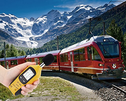 ZORBES Electric Digital Sound Level Meter for Noise Measurement featuring 40–130 dB Range and Self‑Calibration | LCD Display with 9V Battery