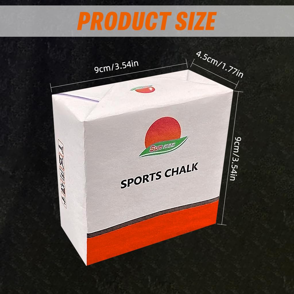 Proberos Chalk Block for Climbing and Gym with 99.5% Magnesium Carbonate | 50g Low Dust Grip