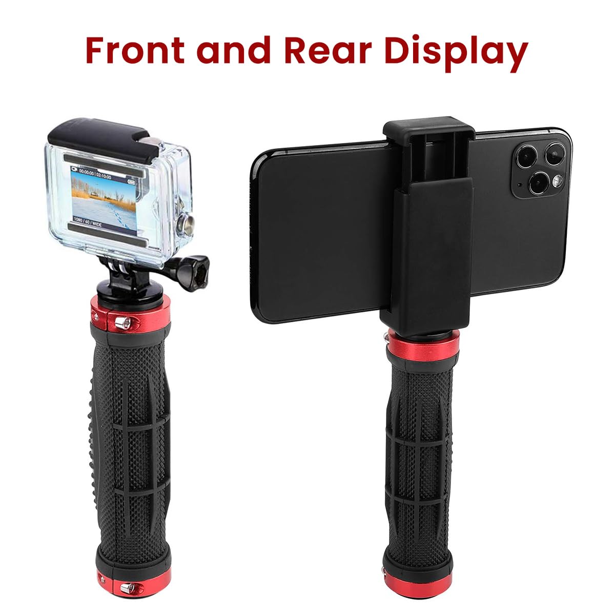 ZORBES Camera Handle Grip for Gimbal with Universal 1/4 inch Thread and Anti Slip Rubberized Design