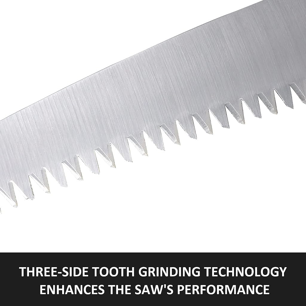 Optifit Hand Saw for Gardening with 13.7 in SK5 Steel Blade & Protective Sleeve | 2PCS