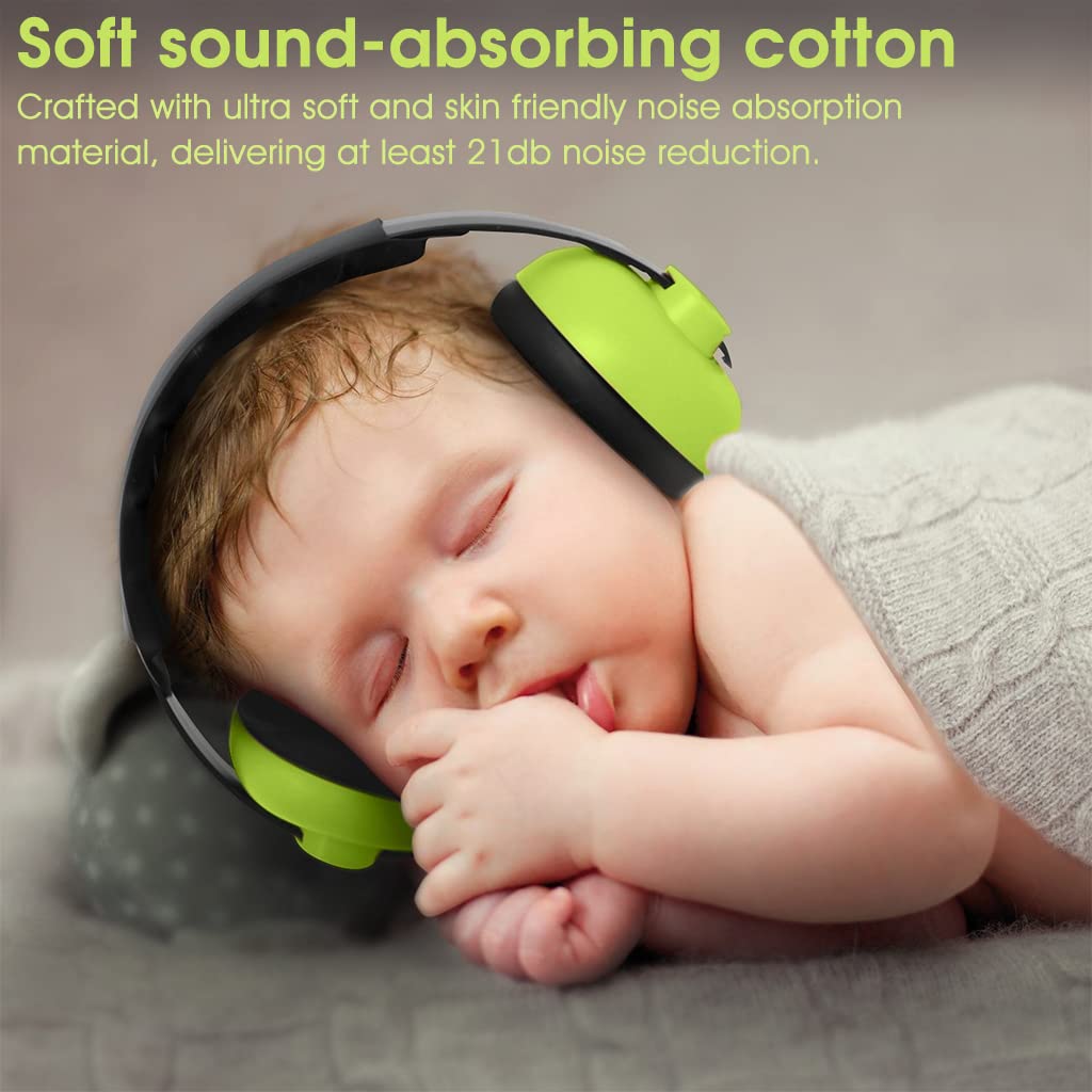 SNOWIE SOFT Ear Muffs for Baby Hearing Protection with Noise Reduction | 3PCS Toddler Set