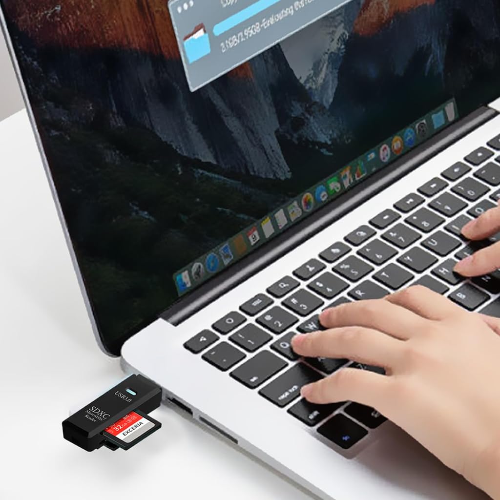 ZORBES USB3.0 Micro SD Card Reader with 5Gbps Transfer Speed and 2‑in‑1 Dual Slot Design | Supports Up to 512GB
