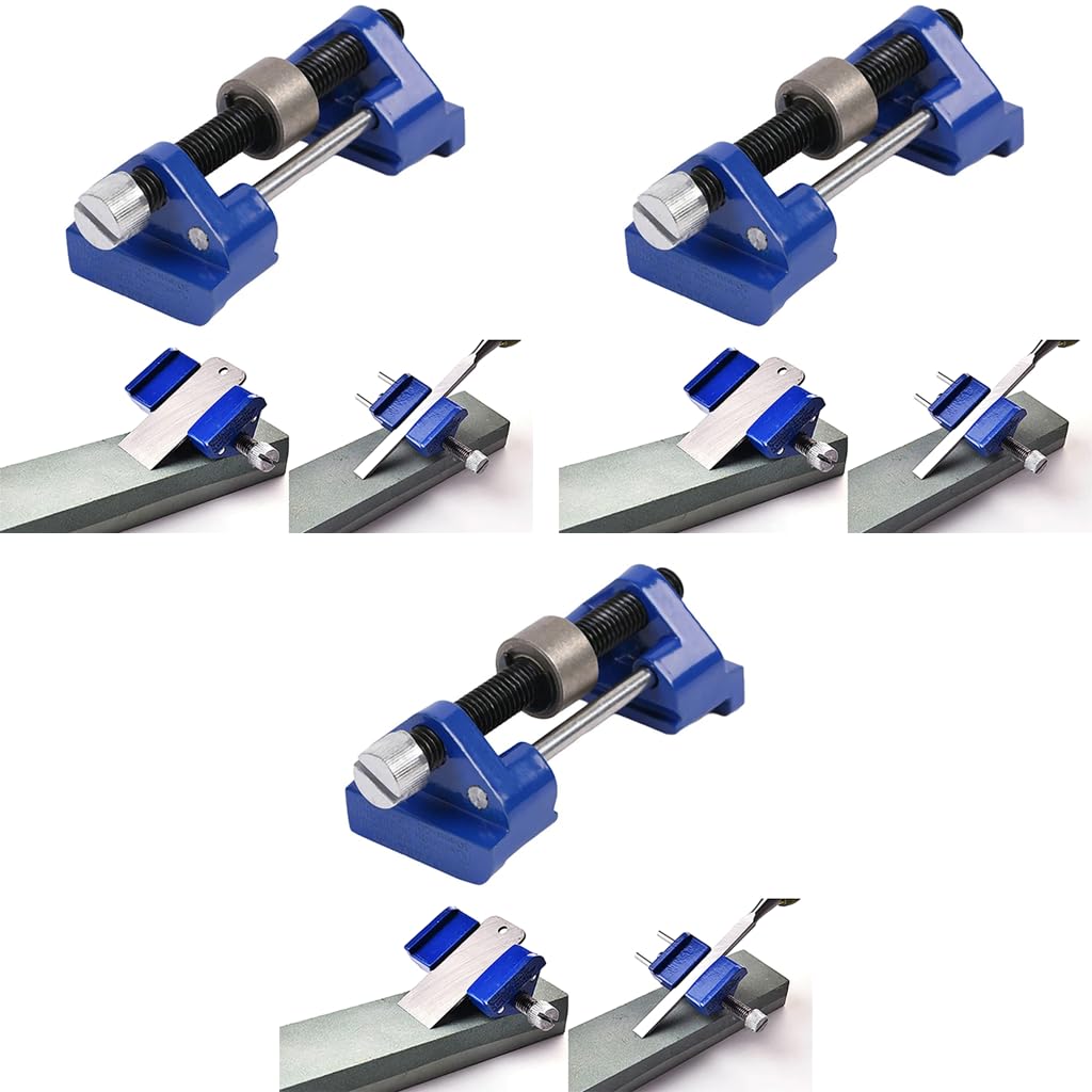 Serplex Honing Guide Jig for Woodworking with Adjustable Clamp 0–55mm | 3 PCS Set