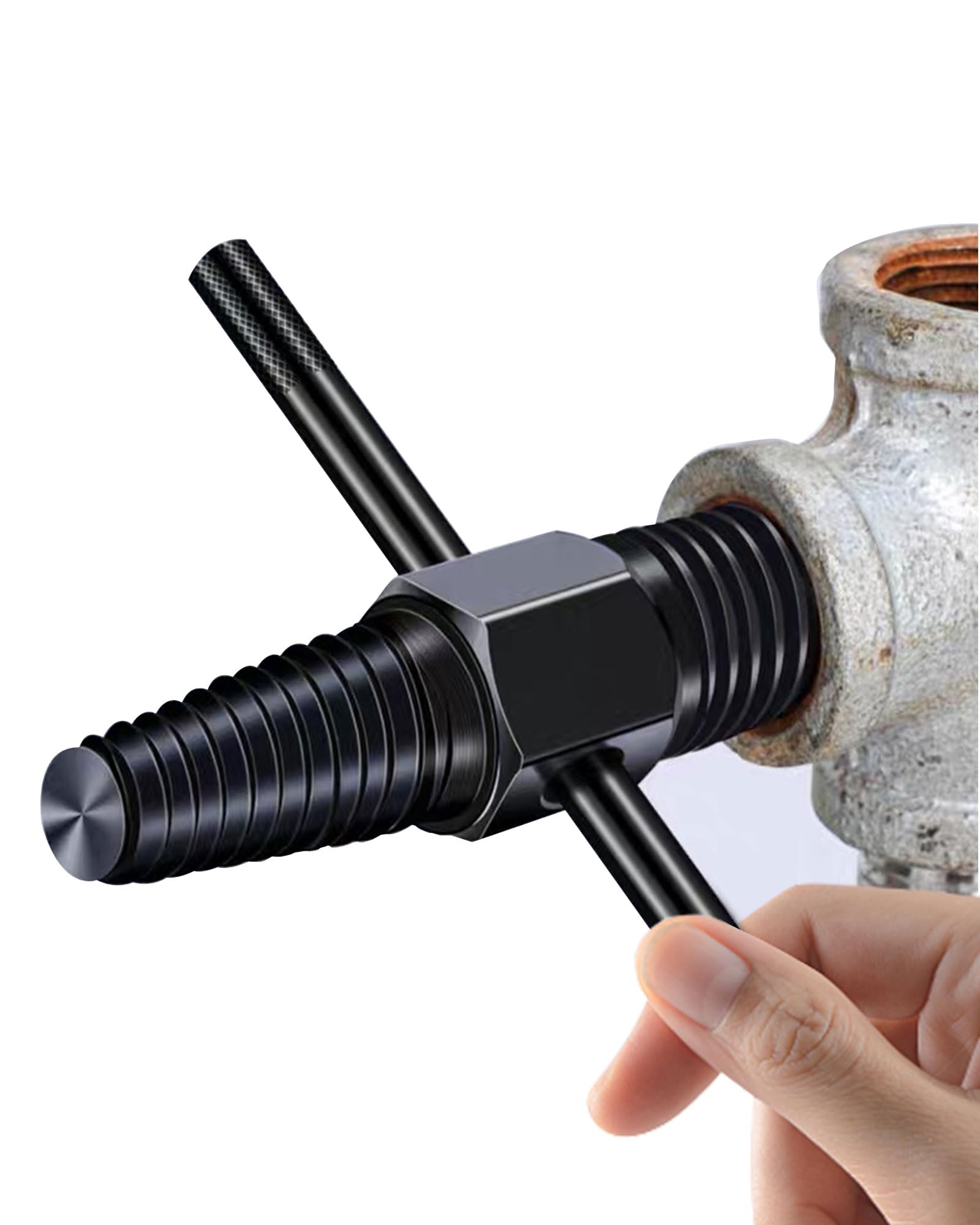 Serplex® Screw Extractor-Damaged Water Pipe Removal Tool With Valve Faucet, Easy Out Stripped Screw Damaged Bolt Extractor Removal Tool