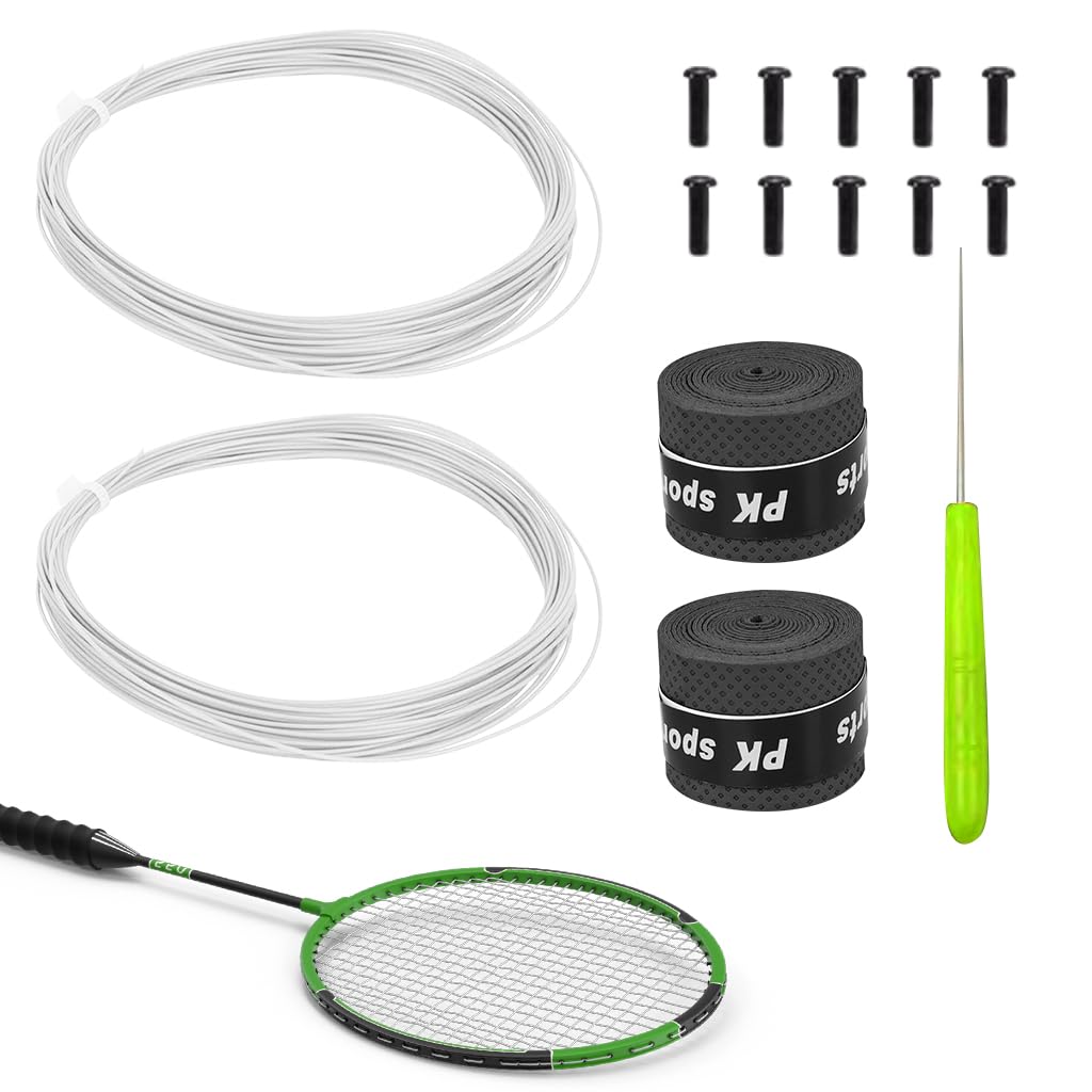 Badminton Racket Strings Set 0.78mm Nylon for 2 Rackets | Proberos ...