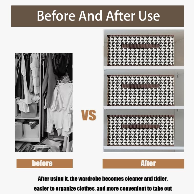 Zibuyu Wardrobe Closet Organizer for Clothes Storage with Foldable Washable Fabric Boxes