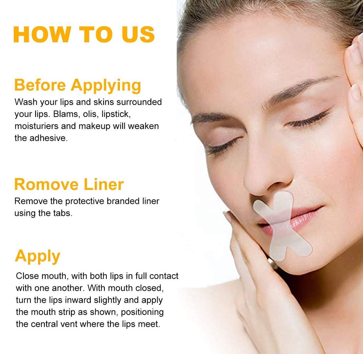 HANNEA Mouth Tape for Sleeping for Better Nose Breathing and Reduced Snoring | Hypoallergenic Medical Grade Strips