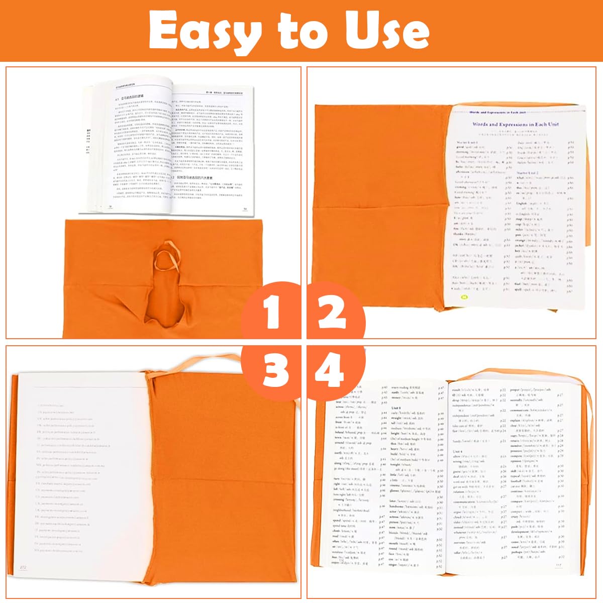 Climberty Book Covers for Textbooks and Notebooks with Stretchable Fit 9x14.5 in | Vibrant Color Fabric