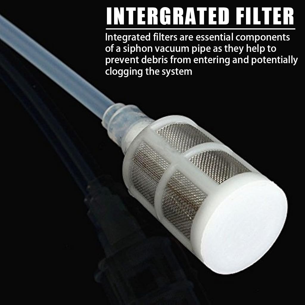 Supvox Brewing Siphon Hose 2m for Wine Beer and Aquarium Water Transfer | Food Grade Filter Tube