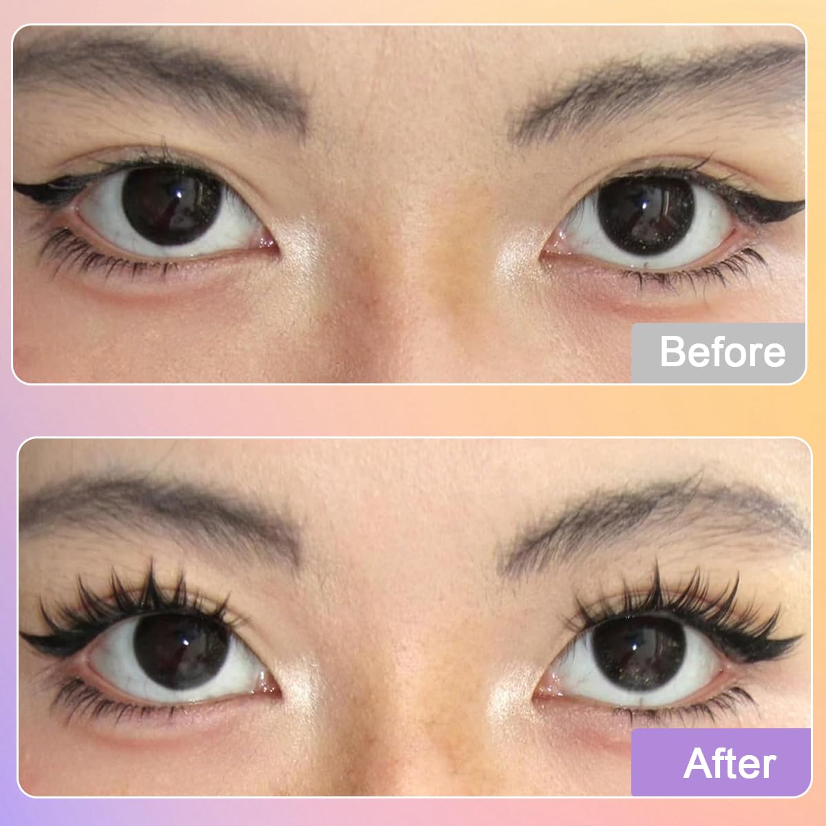 MAYCREATE Wispy Lash Clusters 100PCS for DIY Extensions with V Shaped Design | Soft Synthetic Fiber