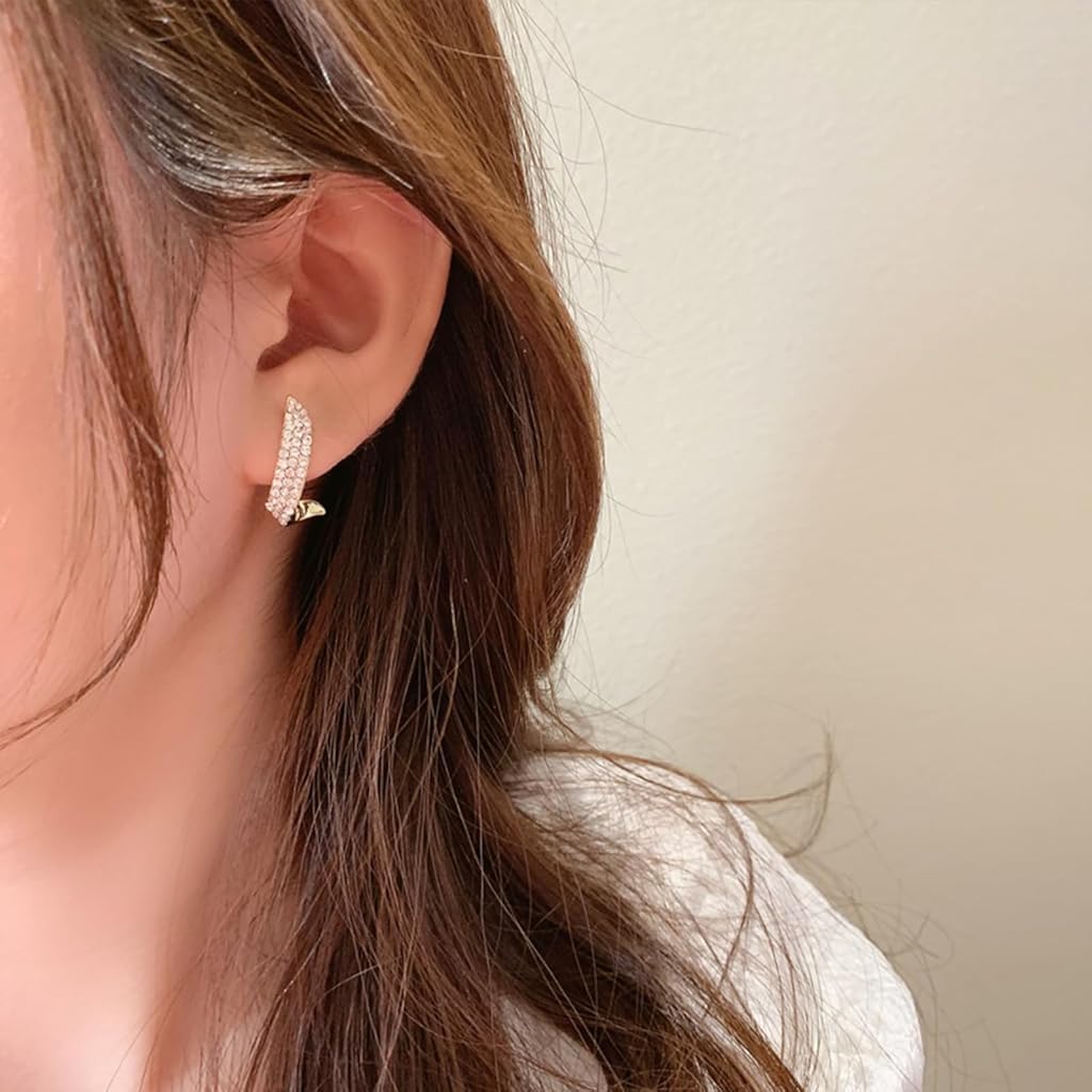 Zibuyu Vintage Pearl Dangle Earrings for Women featuring Rhinestone Drops | Elegant Acrylic Pearl Jewelry for Daily and Evening Wear