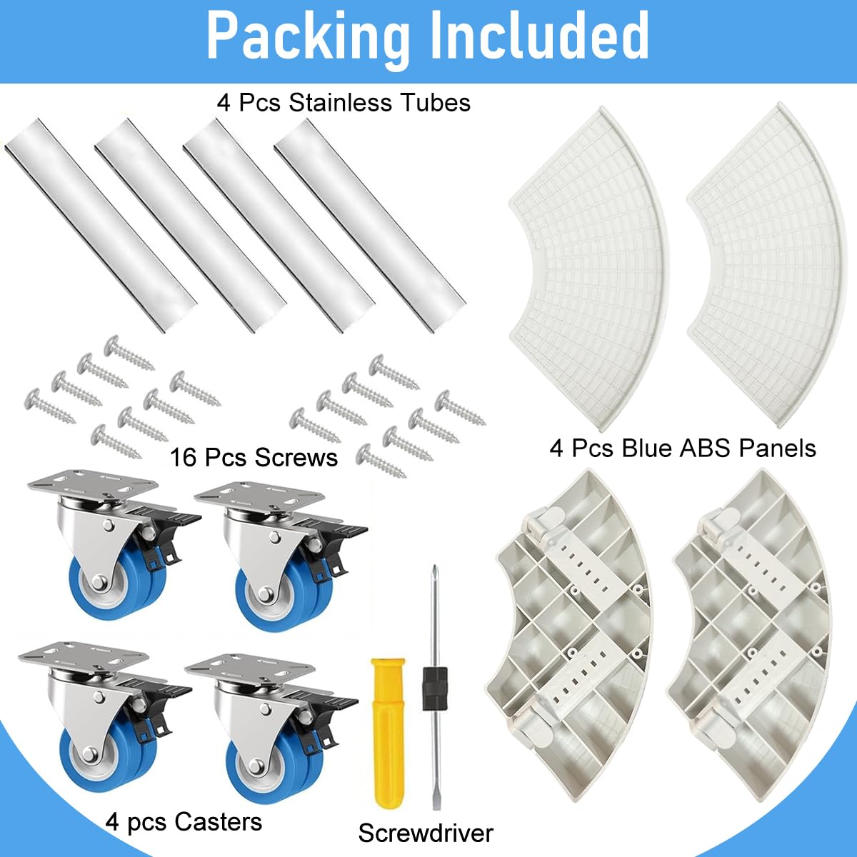 Serplex Heavy Duty Caddy Dolly for Gas Cylinders with 4 Wheels and Brakes | Adjustable 15–20 in
