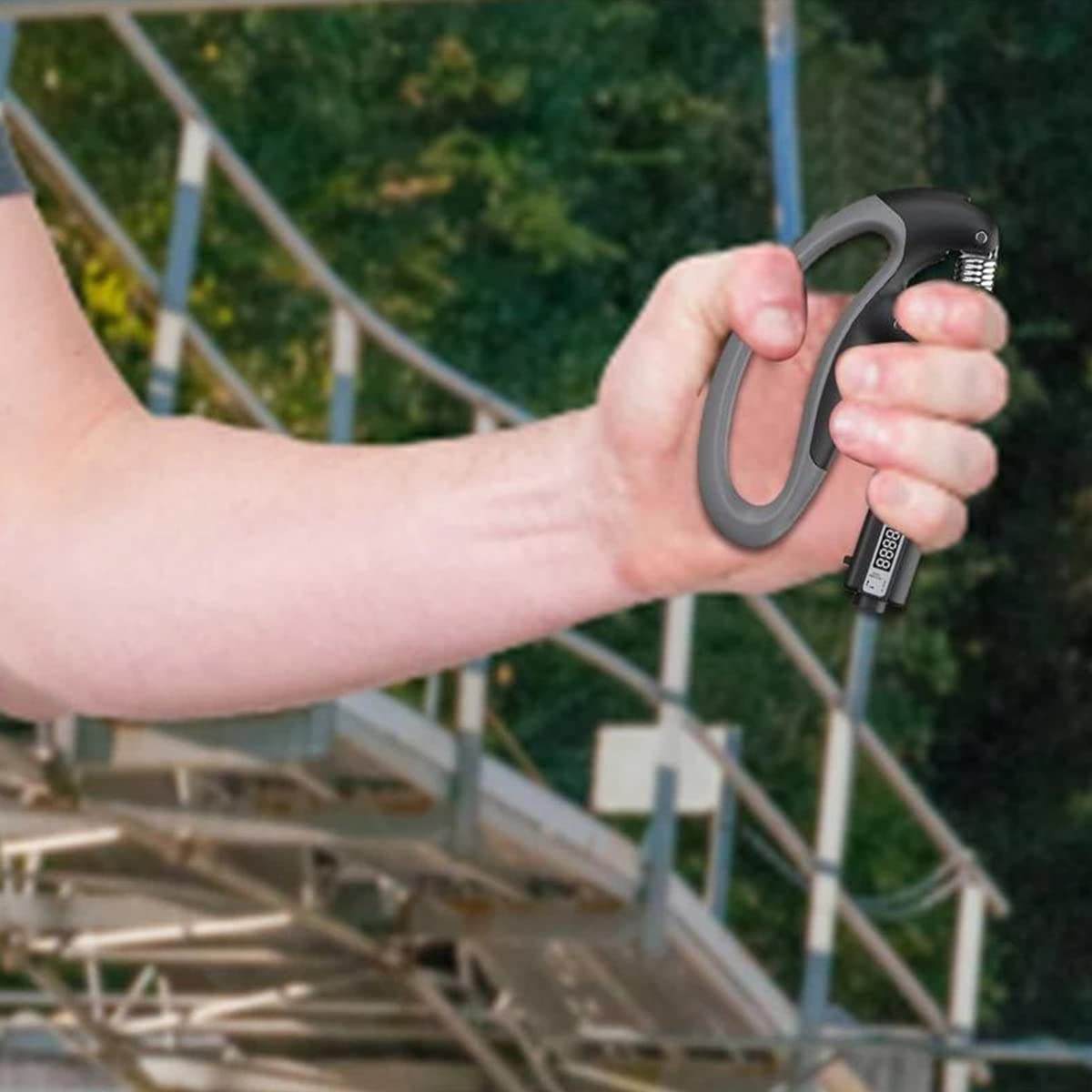 Proberos Hand Grip Strength Trainer with Counter Adjustable 10–100 kg Resistance for Athletes