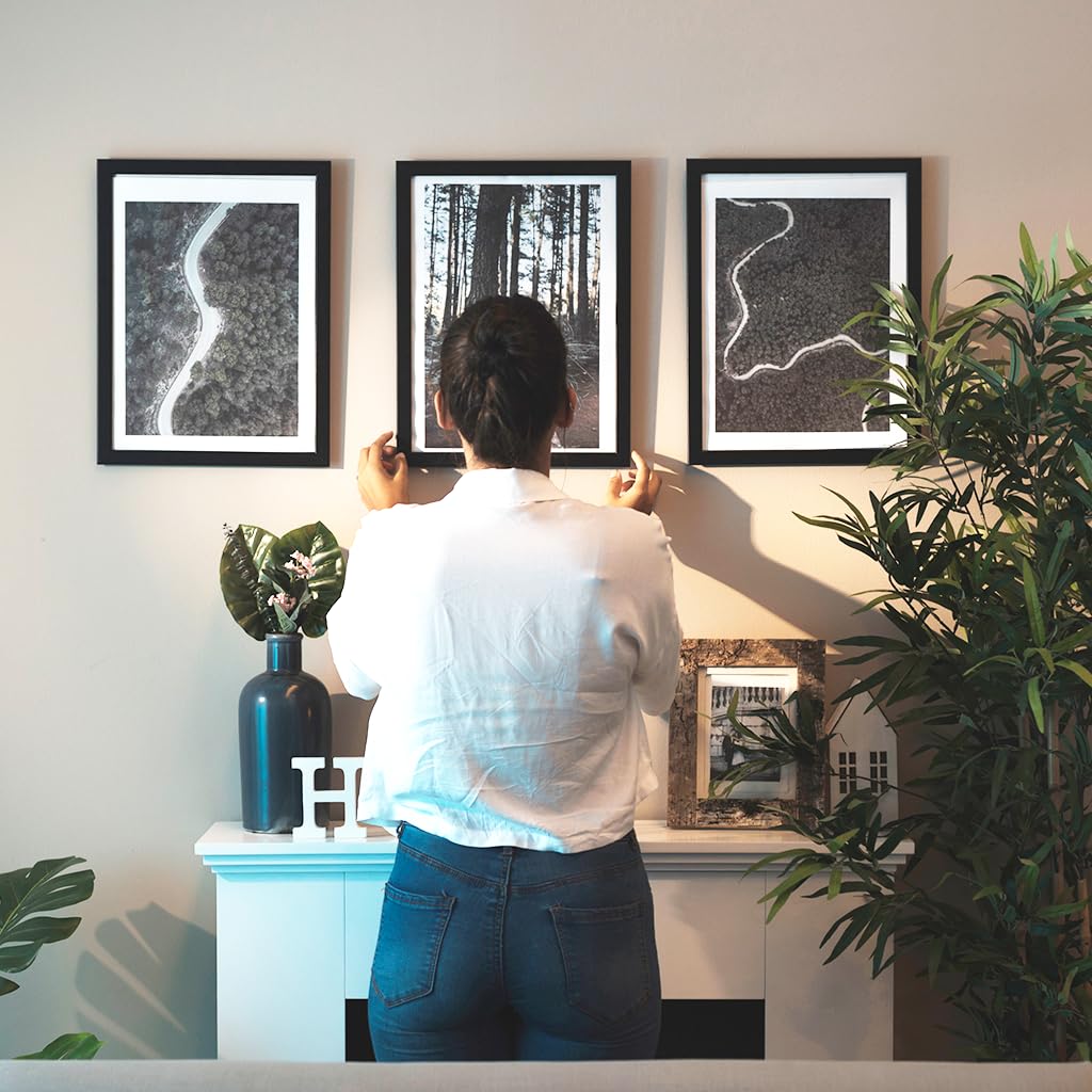 Serplex Self Adhesive Hook and Loop Strips 12 Pcs 19x92mm for Wall Mounting | Reusable and Flexible