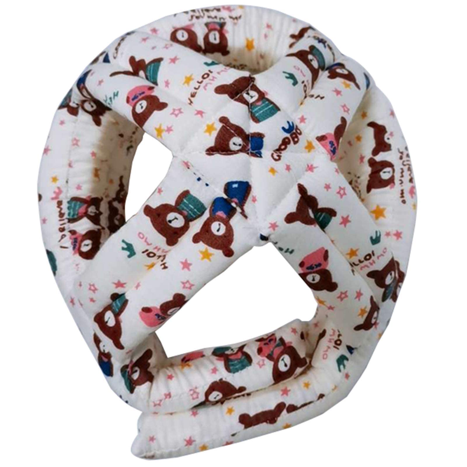 SNOWIE SOFT Baby Head Protector for Walking with Safety Buckle and Soft Cotton | Bee Design for Toddlers 1–3 Years