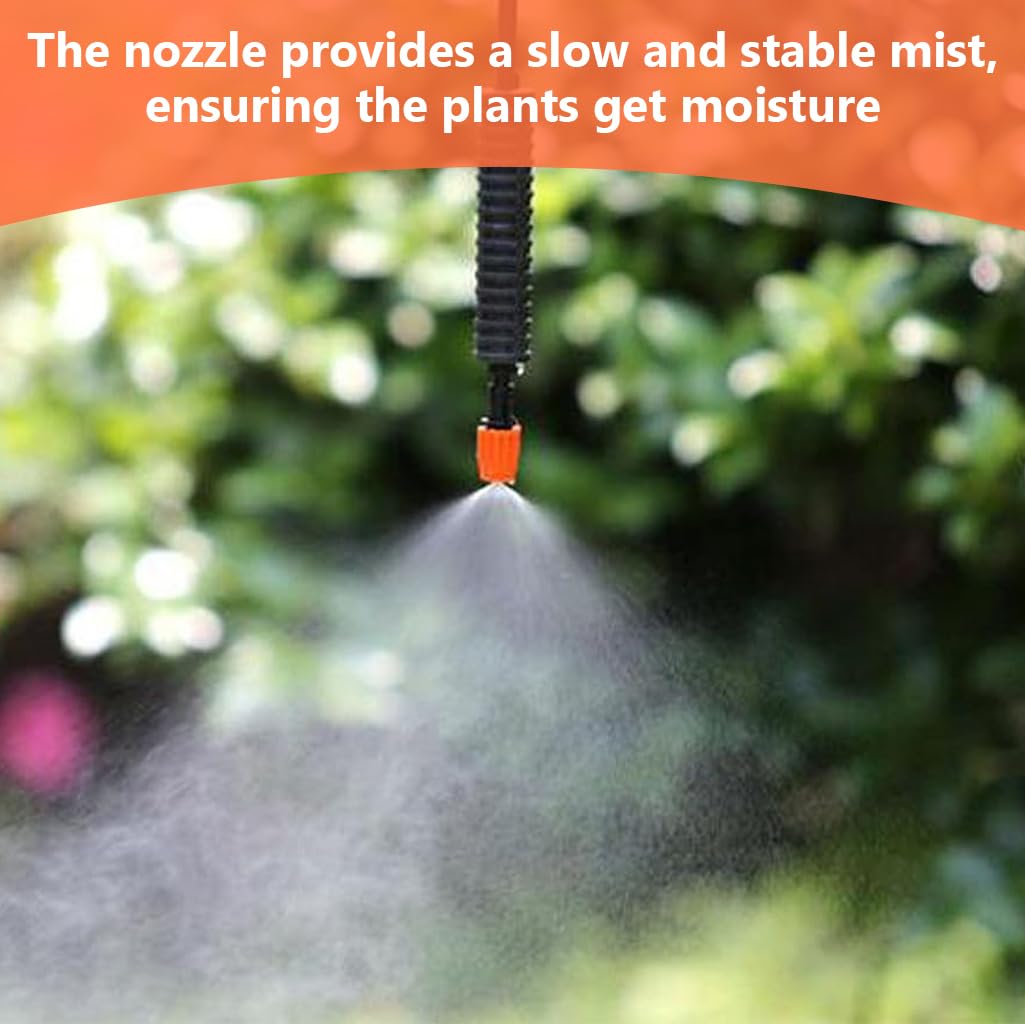 HASTHIP Garden Sprinkler Mist Spray Nozzles for Lawn and Greenhouse | 20Pcs Slow Watering Misters