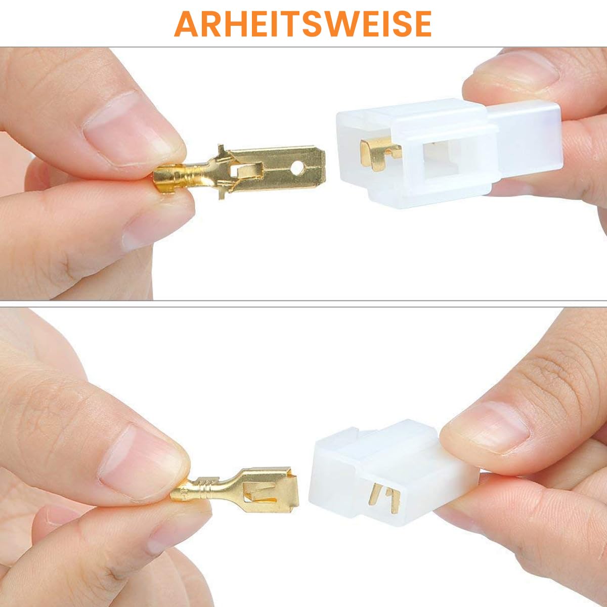 Serplex Electrical Wire Connectors Kit for Automotive Projects with 380 pcs Nylon and Brass Terminals | Easy Pin Assembly for Car and Motorcycle Repairs