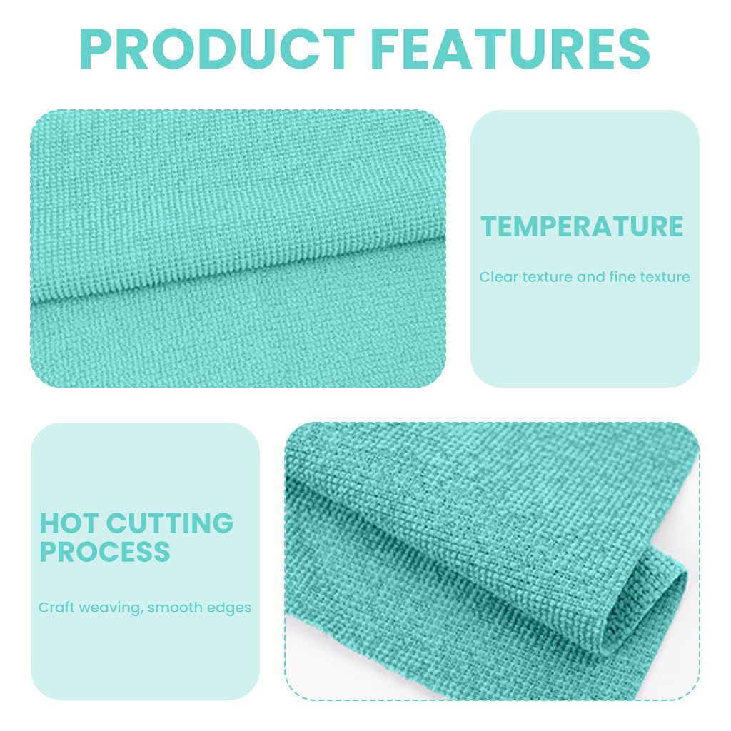 Zibuyu Microfiber Cleaning Cloths for Kitchen with Quick Dry Fabric 20 Pack | 7.87x7.87 in Reusable Towels