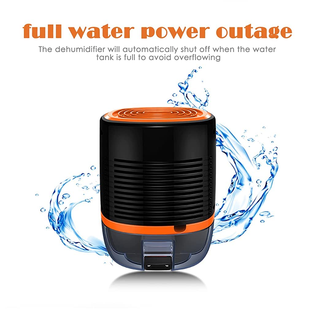 HASTHIP Dehumidifier for Room with 800ml Tank and Auto Shut Off | Quiet Energy Efficient Design