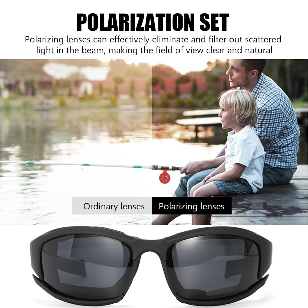 PALAY Riding Goggles for Cycling and Motorcycle Use with 3 Lens & Adjustable Elastic Belt | UV400 Anti Fog Protection for Men