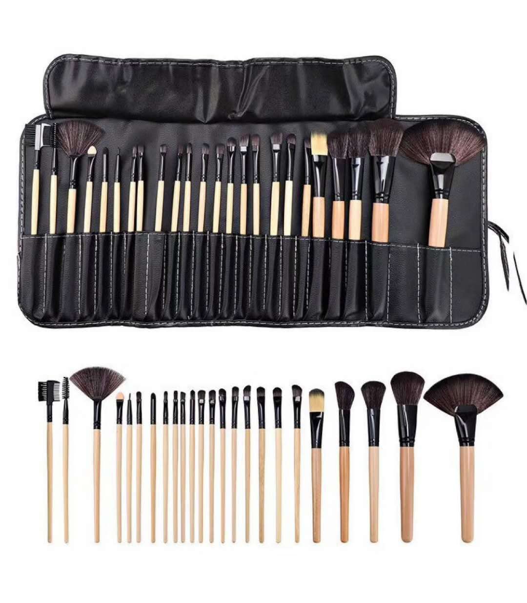 ZIBUYU® Makeup Brush Set Professional Premium Soft Synthetic Face Makeup Brush Kit for Girls Foundation Powder, Eyeliner, Eye Shadow Make-Up Brushes Set for Women & Girl Gifting - 24 Pcs