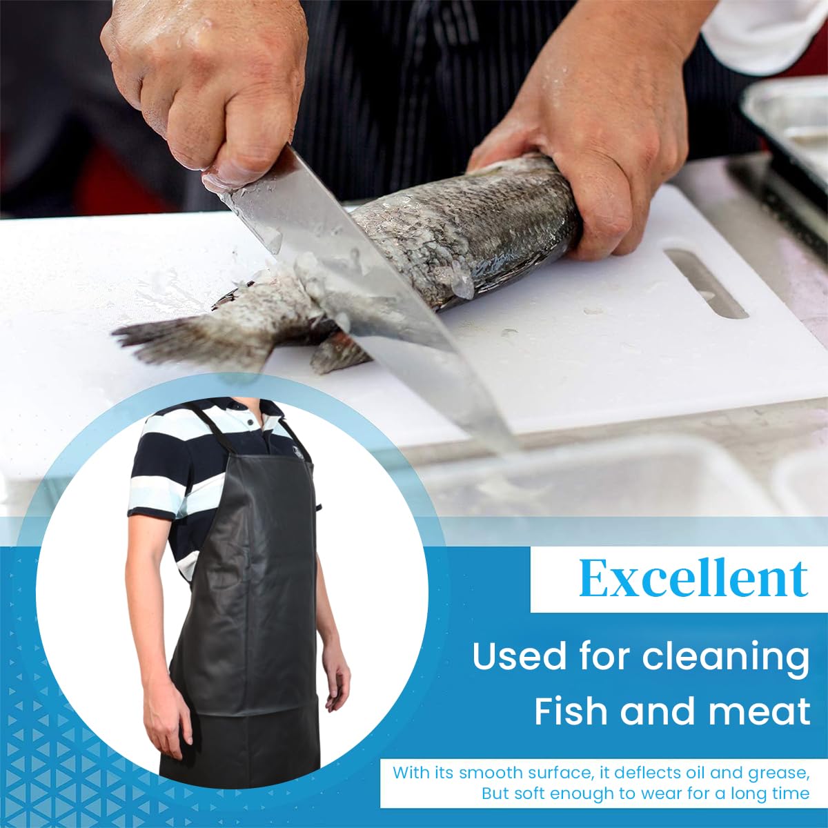 HASTHIP® PVC Waterproof & Dustproof Apron 43