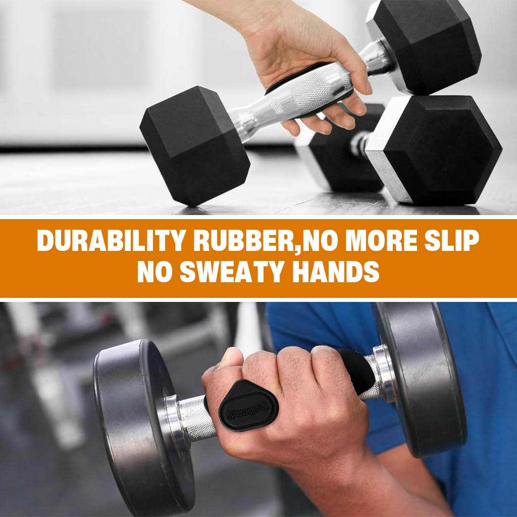 Proberos Weight Lifting Grips for Enhanced Grip Strength with Non Skid Rubber Pads | 1 Pair