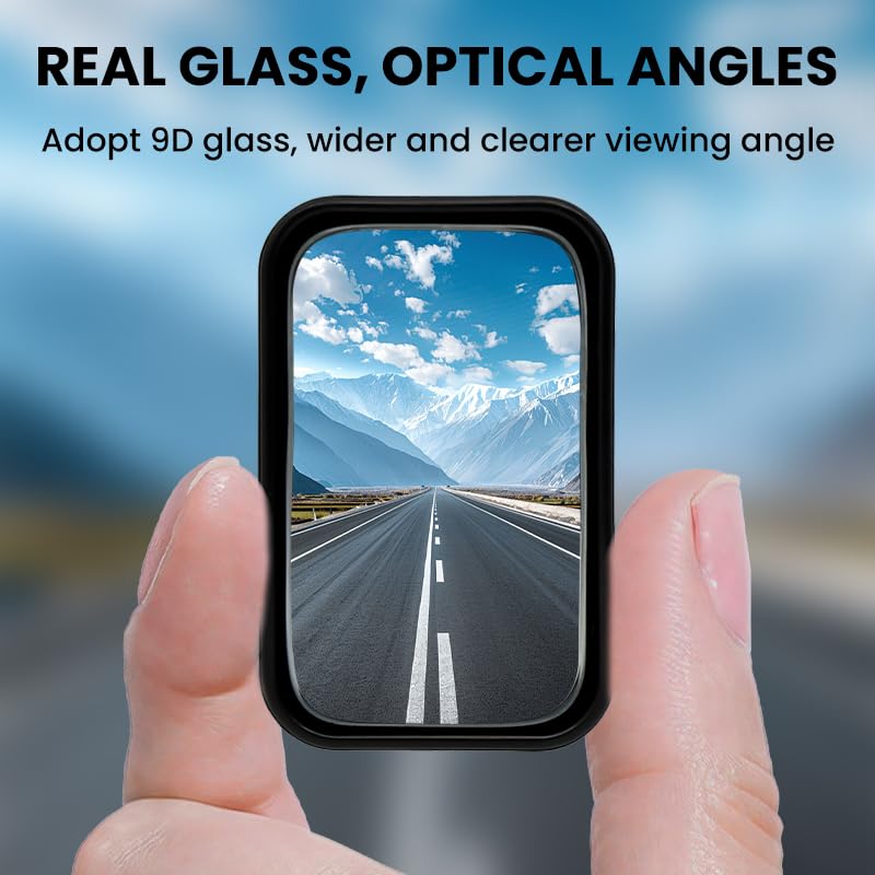 STHIRA Car Rearview Mirror for Safe Passenger Exit featuring HD Convex Lens | 2 Piece Set