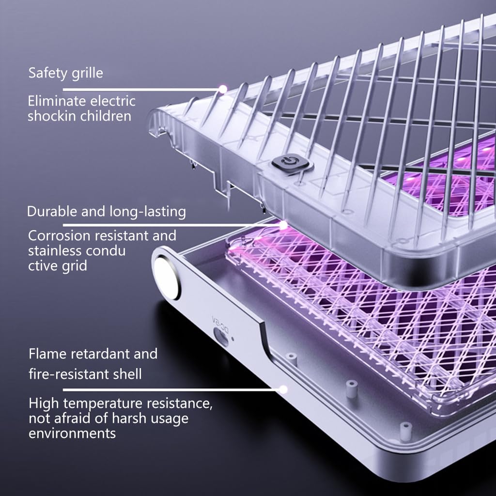 Optifit USB Electric Mosquito Killer Lamp for Home and Garden with 3000V Grid & 365nm UV Light