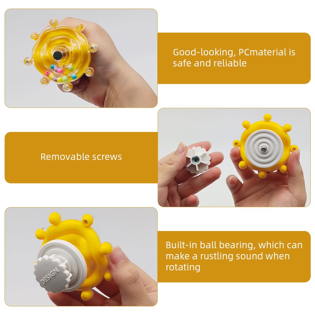 Qpets Bird Chew Toy for Small and Medium Parrots with Swiveling Design and Colorful Beads